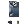 MARSİLYAN™- iPhone 15 Pro Max Kılıf Doruk Serisi - Siyah Joko Magic 5D Hayalet Cam + Raze Metal Kamera Lens - LT