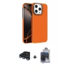 MARSİLYAN™- iPhone 15 Pro Max Kılıf Doruk Serisi - Siyah Vanessa Magic Cam + Raze Metal Kamera Lens - LT