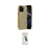 MARSİLYAN™- iPhone 15 Pro Max Kılıf Eksen Çizgi - Şeffaf Pasifik Cam Ekran Koruyucu