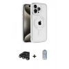 MARSİLYAN™- iPhone 15 Pro Max Kılıf Eksen Form Koleksiyonu - Siyah Joko Magic 5D Cam + Raze Metal Kamera Lens - TMGI