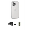 MARSİLYAN™- iPhone 15 Pro Max Kılıf Eksen Form Serisi - Siyah Joko Magic 5D Hayalet Cam + Raze Metal Kamera Lens - GS