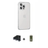 MARSİLYAN™- iPhone 15 Pro Max Kılıf Eksen Form Serisi - Siyah Joko Magic 5D Hayalet Cam + Raze Metal Kamera Lens - LT
