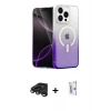 MARSİLYAN™- iPhone 15 Pro Max Kılıf Eksen Minimal Özel Seri - Siyah Bilvis 0.18mm Plus Cam Ekran Koruyucu + Raze Metal Kamera Lens - TMGI