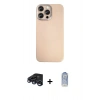 MARSİLYAN™- iPhone 15 Pro Max Kılıf Eksen Prime - Siyah Joko Magic 5D Cam + Raze Metal Kamera Lens - LT