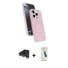 MARSİLYAN™- iPhone 15 Pro Max Kılıf İz Işık Koleksiyonu - Şeffaf Pasifik Cam Ekran Koruyucu + Raze Metal Kamera Lens - GS