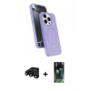 MARSİLYAN™- iPhone 15 Pro Max Kılıf İz Işık Koleksiyonu - Siyah 360 Mat Full Body Arka Koruyucu + Raze Metal Kamera Lens - SH