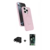 MARSİLYAN™- iPhone 15 Pro Max Kılıf İz Işık Koleksiyonu - Siyah 360 Mat Full Body Arka Koruyucu + Raze Metal Kamera Lens - SH
