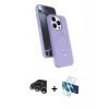 MARSİLYAN™- iPhone 15 Pro Max Kılıf İz Işık Koleksiyonu - Siyah 3D Antistatik Seramik Nano Ekran Koruyucu + Raze Metal Kamera Lens - GS