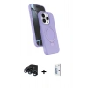 MARSİLYAN™- iPhone 15 Pro Max Kılıf İz Işık Koleksiyonu - Siyah Bilvis 0.18mm Plus Cam Ekran Koruyucu + Lacivert Raze Metal Kamera Lens