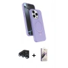 MARSİLYAN™- iPhone 15 Pro Max Kılıf İz Işık Koleksiyonu - Siyah Bilvis 3D Mat Cam Ekran Koruyucu + Raze Metal Kamera Lens - LT
