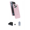 MARSİLYAN™- iPhone 15 Pro Max Kılıf İz Işık Koleksiyonu - Siyah Joko Magic 5D Cam + Raze Metal Kamera Lens - LT