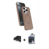 MARSİLYAN™- iPhone 15 Pro Max Kılıf İz Işık Koleksiyonu - Siyah Vanessa Magic Cam + Raze Metal Kamera Lens - GS