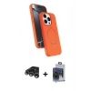 MARSİLYAN™- iPhone 15 Pro Max Kılıf İz Işık Koleksiyonu - Siyah Vanessa Magic Cam + Raze Metal Kamera Lens - GS