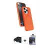 MARSİLYAN™- iPhone 15 Pro Max Kılıf İz Işık Koleksiyonu - Siyah Vanessa Magic Cam + Raze Metal Kamera Lens - LT