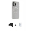 MARSİLYAN™- iPhone 15 Pro Max Kılıf Kıvılcım Asil Özel Seri - Siyah Bilvis 0.18mm Plus Cam Ekran Koruyucu + Raze Metal Kamera Lens - SH