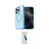 MARSİLYAN™- iPhone 15 Pro Max Kılıf Kıvılcım Form Prime - Şeffaf Pasifik Cam Ekran Koruyucu
