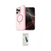 MARSİLYAN™- iPhone 15 Pro Max Kılıf Kıvılcım Form Prime - Şeffaf Pasifik Cam Ekran Koruyucu