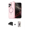 MARSİLYAN™- iPhone 15 Pro Max Kılıf Kıvılcım Form Prime - Siyah Bilvis 3D Cam Ekran Koruyucu + Raze Metal Kamera Lens - GS
