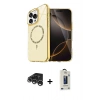 MARSİLYAN™- iPhone 15 Pro Max Kılıf Kıvılcım Form Prime - Siyah Bilvis Hayalet Cam Ekran Koruyucu + Raze Metal Kamera Lens - GS