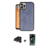 MARSİLYAN™- iPhone 15 Pro Max Kılıf Kıvılcım Işık Serisi - Şeffaf 360 Full Body Arka Koruyucu + Raze Metal Kamera Lens - GS