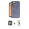 MARSİLYAN™- iPhone 15 Pro Max Kılıf Kıvılcım Işık Serisi - Şeffaf Pasifik Cam Ekran Koruyucu + PVD Metal Kamera Lens - GI