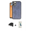 MARSİLYAN™- iPhone 15 Pro Max Kılıf Kıvılcım Işık Serisi - Şeffaf Pasifik Cam Ekran Koruyucu + Gümüş Raze Metal Kamera Lens