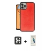 MARSİLYAN™- iPhone 15 Pro Max Kılıf Kıvılcım Işık Serisi - Şeffaf Pasifik Cam Ekran Koruyucu + PVD Metal Kamera Lens - GI