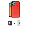 MARSİLYAN™- iPhone 15 Pro Max Kılıf Kıvılcım Işık Serisi - Şeffaf Pasifik Cam Ekran Koruyucu + PVD Metal Kamera Lens - SH