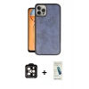 MARSİLYAN™- iPhone 15 Pro Max Kılıf Kıvılcım Işık Serisi - Şeffaf Pasifik Cam Ekran Koruyucu + PVD Metal Kamera Lens - TU