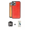 MARSİLYAN™- iPhone 15 Pro Max Kılıf Kıvılcım Işık Serisi - Şeffaf Pasifik Cam Ekran Koruyucu + PVD Metal Kamera Lens - TU