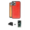 MARSİLYAN™- iPhone 15 Pro Max Kılıf Kıvılcım Işık Serisi - Siyah 360 Mat Full Body Arka Koruyucu + Raze Metal Kamera Lens - SH