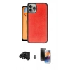 MARSİLYAN™- iPhone 15 Pro Max Kılıf Kıvılcım Işık Serisi - Siyah 3D Antistatik Mat Seramik Nano Ekran Koruyucu + Raze Metal Kamera Lens - SH