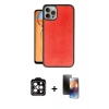 MARSİLYAN™- iPhone 15 Pro Max Kılıf Kıvılcım Işık Serisi - Siyah 3D Antistatik Mat Seramik Nano Ekran Koruyucu + PVD Metal Kamera Lens - TU