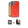 MARSİLYAN™- iPhone 15 Pro Max Kılıf Kıvılcım Işık Serisi - Siyah 3D Antistatik Mat Seramik Nano Ekran Koruyucu + PVD Metal Kamera Lens - GI