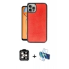 MARSİLYAN™- iPhone 15 Pro Max Kılıf Kıvılcım Işık Serisi - Siyah 3D Antistatik Seramik Nano Ekran Koruyucu + PVD Metal Kamera Lens - TU