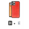MARSİLYAN™- iPhone 15 Pro Max Kılıf Kıvılcım Işık Serisi - Siyah Bilvis 0.18mm Plus Cam Ekran Koruyucu + Gri PVD Metal Kamera Lens