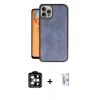 MARSİLYAN™- iPhone 15 Pro Max Kılıf Kıvılcım Işık Serisi - Siyah Bilvis 0.18mm Plus Cam Ekran Koruyucu + PVD Metal Kamera Lens - TU