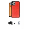MARSİLYAN™- iPhone 15 Pro Max Kılıf Kıvılcım Işık Serisi - Siyah Bilvis 0.18mm Plus Cam Ekran Koruyucu + Raze Metal Kamera Lens - SH