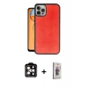 MARSİLYAN™- iPhone 15 Pro Max Kılıf Kıvılcım Işık Serisi - Siyah Bilvis 3D Cam Ekran Koruyucu + PVD Metal Kamera Lens - TU