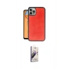 MARSİLYAN™- iPhone 15 Pro Max Kılıf Kıvılcım Işık Serisi - Siyah Bilvis 3D Mat Cam Ekran Koruyucu