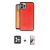 MARSİLYAN™- iPhone 15 Pro Max Kılıf Kıvılcım Işık Serisi - Siyah Bilvis 3D Mat Cam Ekran Koruyucu + PVD Metal Kamera Lens - SH