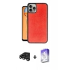 MARSİLYAN™- iPhone 15 Pro Max Kılıf Kıvılcım Işık Serisi - Siyah Bilvis 5in1 3D Magic Cam Ekran Koruyucu + Raze Metal Kamera Lens - TMGI