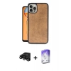 MARSİLYAN™- iPhone 15 Pro Max Kılıf Kıvılcım Işık Serisi - Siyah Bilvis 5in1 3D Magic Cam Ekran Koruyucu + Raze Metal Kamera Lens - SH