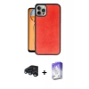 MARSİLYAN™- iPhone 15 Pro Max Kılıf Kıvılcım Işık Serisi - Siyah Bilvis 5in1 3D Magic Cam Ekran Koruyucu + Raze Metal Kamera Lens - LT