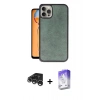 MARSİLYAN™- iPhone 15 Pro Max Kılıf Kıvılcım Işık Serisi - Siyah Bilvis 5in1 3D Magic Cam Ekran Koruyucu + Raze Metal Kamera Lens - GS