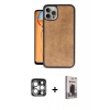 MARSİLYAN™- iPhone 15 Pro Max Kılıf Kıvılcım Işık Serisi - Siyah Bilvis Hayalet Cam Ekran Koruyucu + PVD Metal Kamera Lens - GS