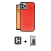 MARSİLYAN™- iPhone 15 Pro Max Kılıf Kıvılcım Işık Serisi - Siyah Bilvis Hayalet Cam Ekran Koruyucu + PVD Metal Kamera Lens - GI