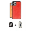MARSİLYAN™- iPhone 15 Pro Max Kılıf Kıvılcım Işık Serisi - Siyah Bilvis Hayalet Cam Ekran Koruyucu + PVD Metal Kamera Lens - TU