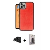 MARSİLYAN™- iPhone 15 Pro Max Kılıf Kıvılcım Işık Serisi - Siyah Bilvis Hayalet Cam Ekran Koruyucu + Raze Metal Kamera Lens - SH