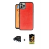 MARSİLYAN™- iPhone 15 Pro Max Kılıf Kıvılcım Işık Serisi - Siyah Buffer Cam Ekran Koruyucu + Raze Metal Kamera Lens - LT